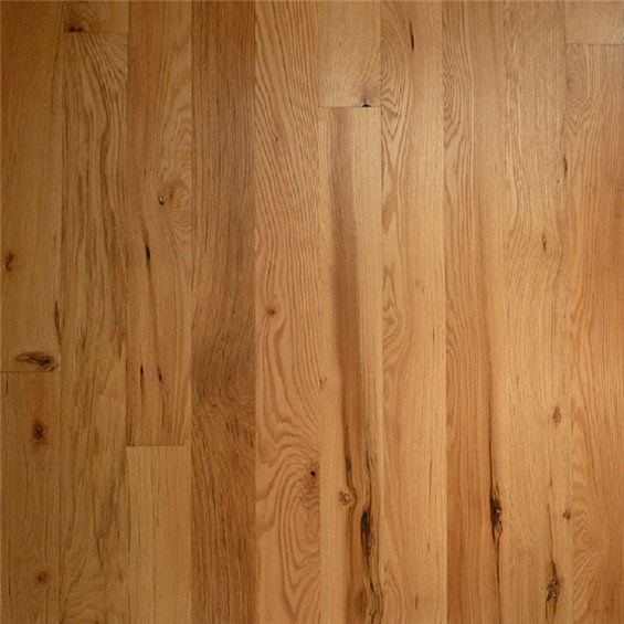 Red Oak Character Natural Prefinished Solid Wood Flooring